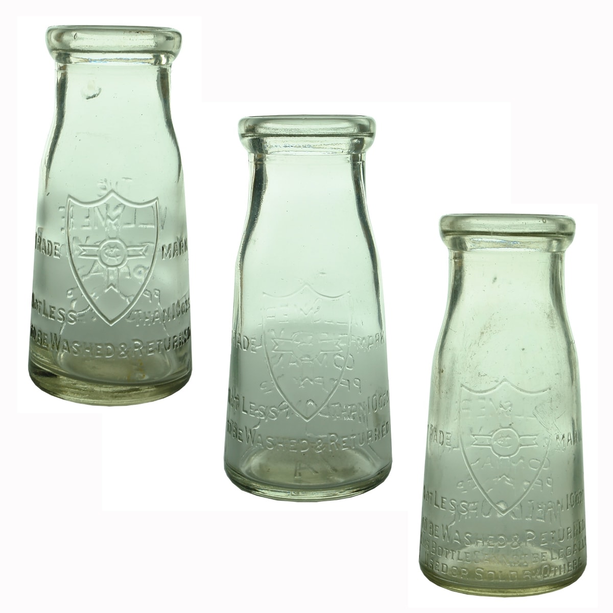 3 Variations of Willsmere Certified Milk Company 10 oz Milks. (Victoria)