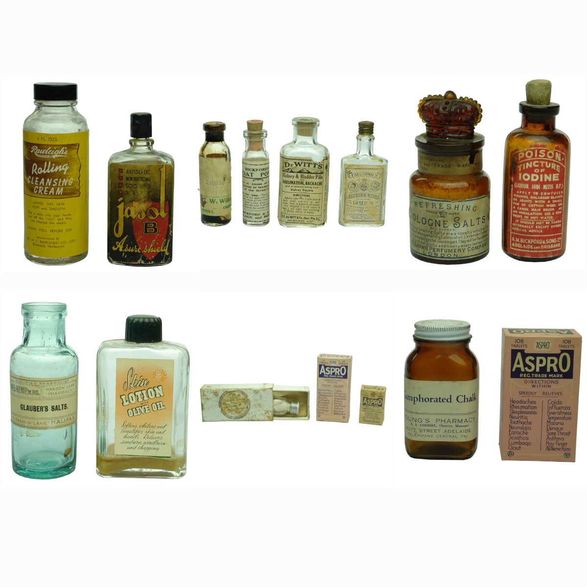 Big group of Medicine and Pharmacy items.