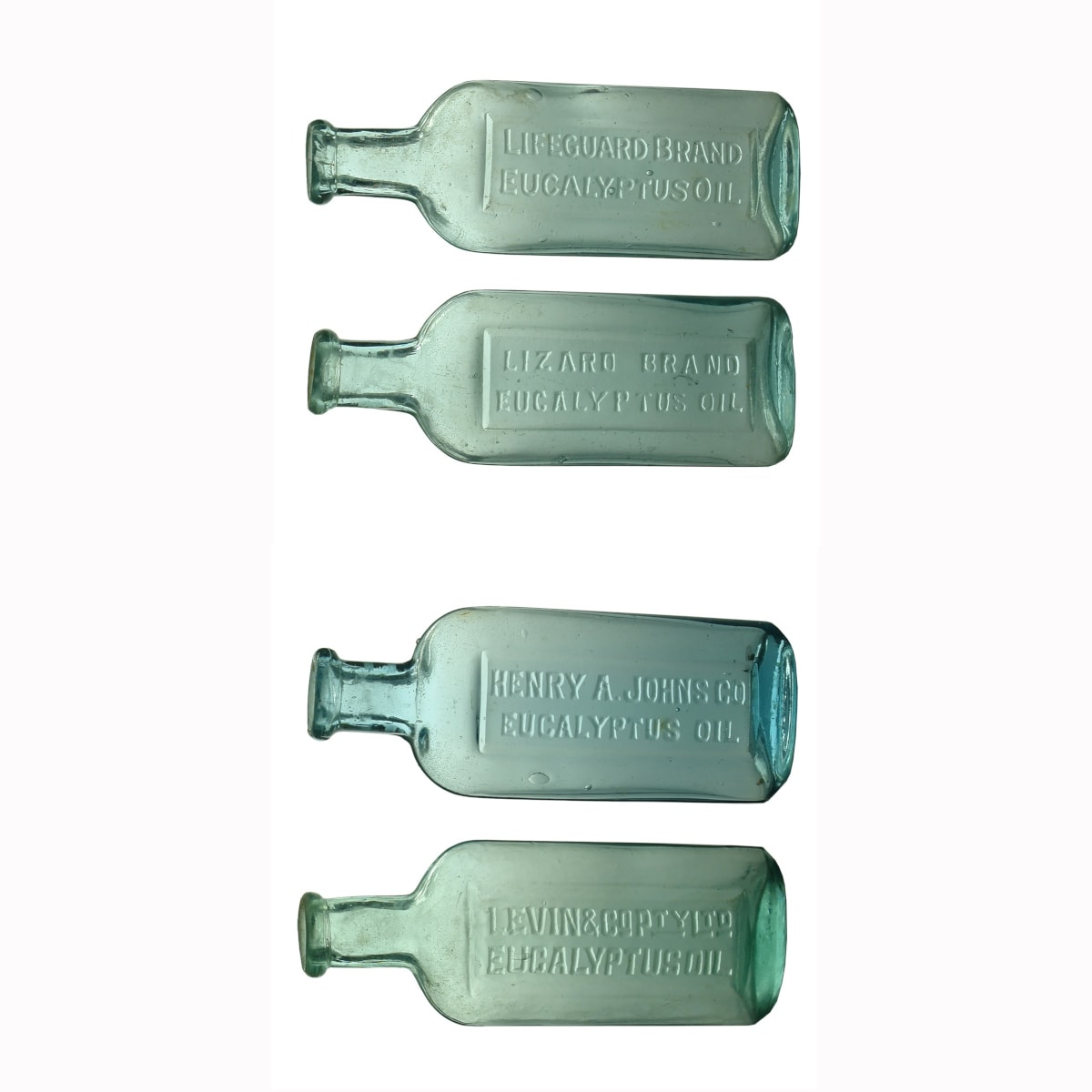 4 Eucalyptus Oils. Lifeguard Brand; Lizard Brand; Levin & Co Pty Ltd; Henry A. Johns Co.