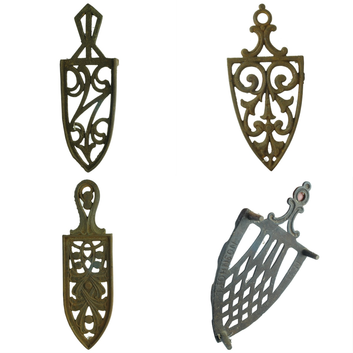 4 Cast Iron Trivets
