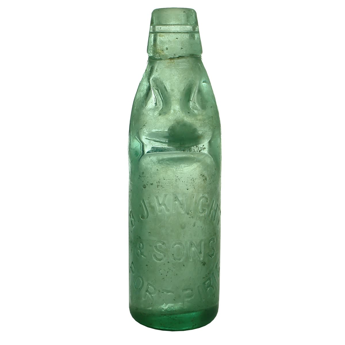 Codd. B. J. Knight & Sons Port Pirie. Niagara. 6 oz. FBH base mark. (South Australia)