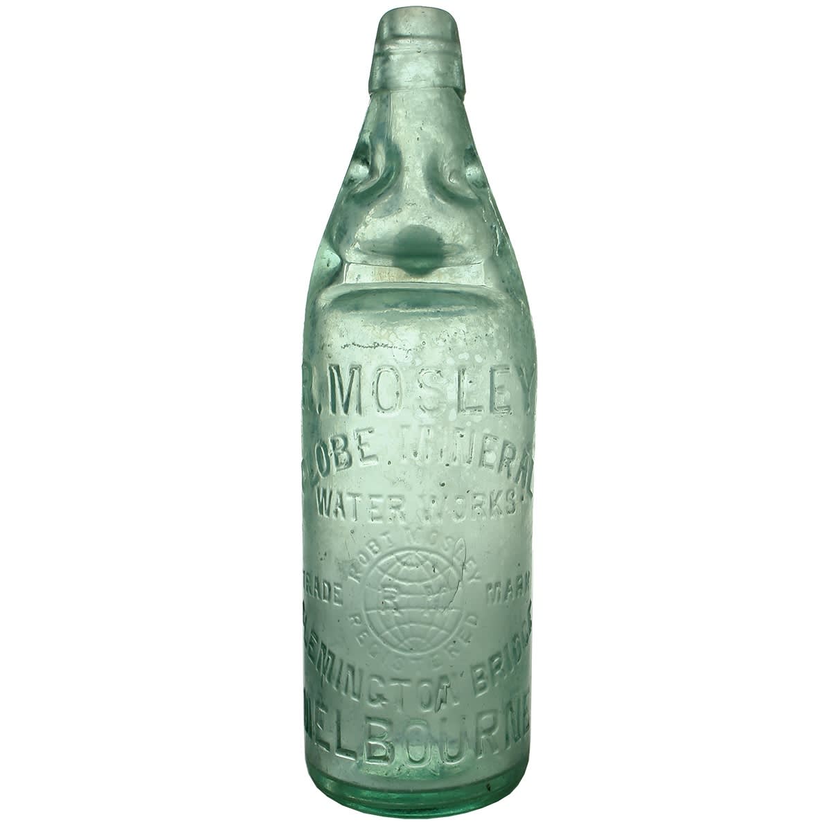 Codd. R. Mosley, Melbourne. Dobson. Aqua. 26 oz. (Victoria)