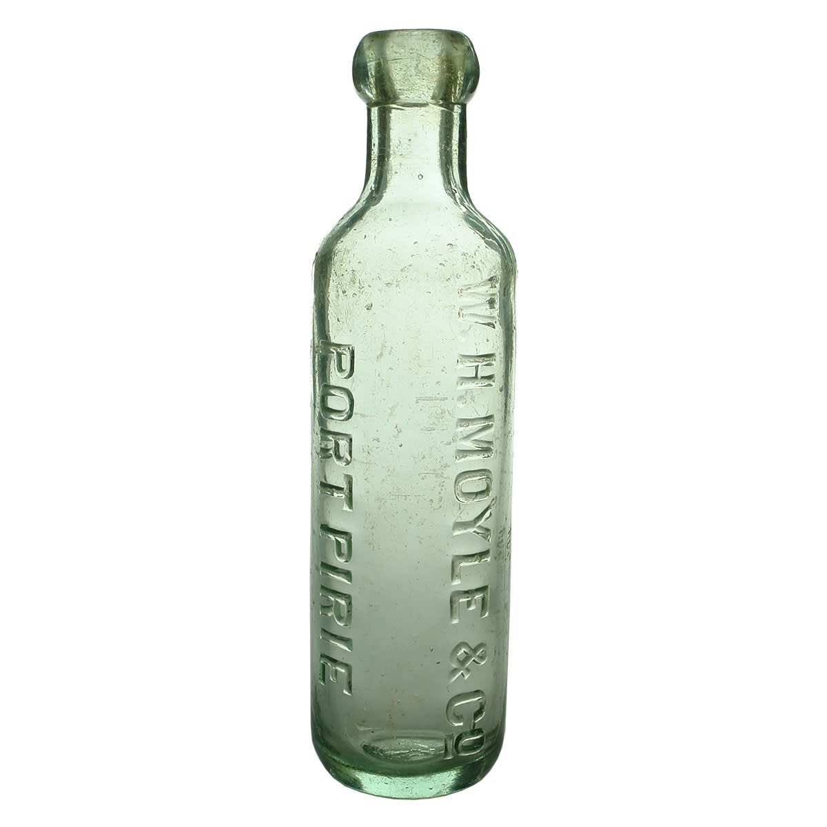 Blob top. W. H. Moyle & Co, Port Pirie. Kilner Bros made. Tall cylinder. (South Australia) (Late Kingsley Durdin Collection).