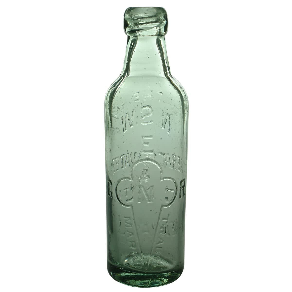 Internal Thread. The NSW Aerated Water & C Co Ltd. Newcastle. Ice cream cone like shape trade mark. Half Size. (New South Wales)