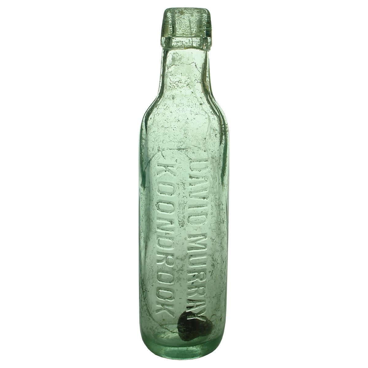 Lamont. David Murray, Koondrook. Kilner Bros made. Aqua. 10 oz. (Victoria)