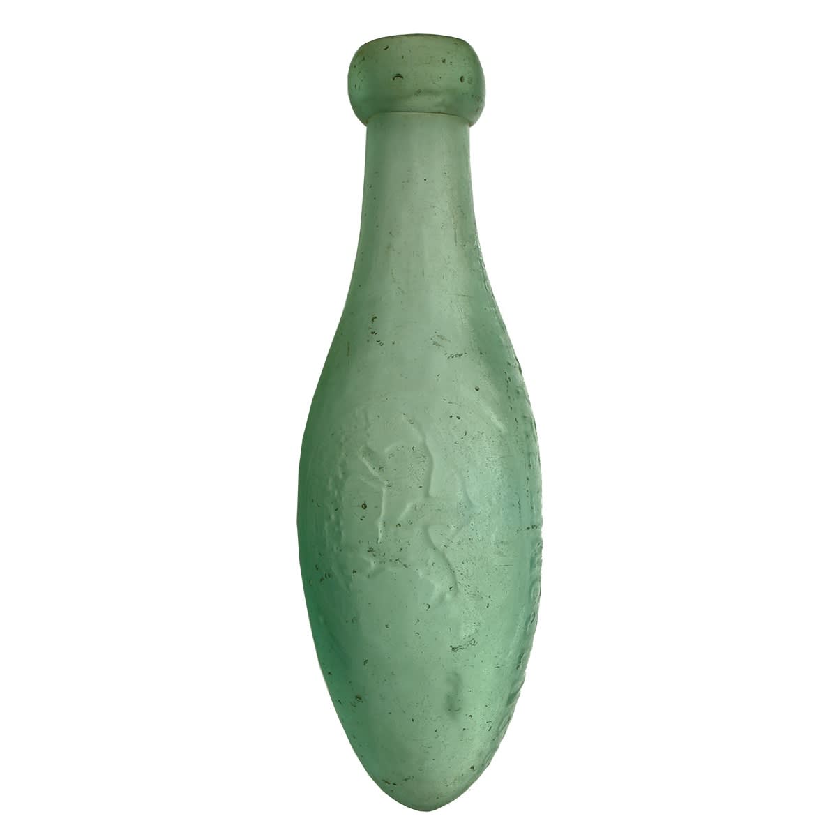 Torpedo. McIntyre Lincoln & Co., Narrandera, Hay, Jerilderie. Aqua. 6 oz. (New South Wales)