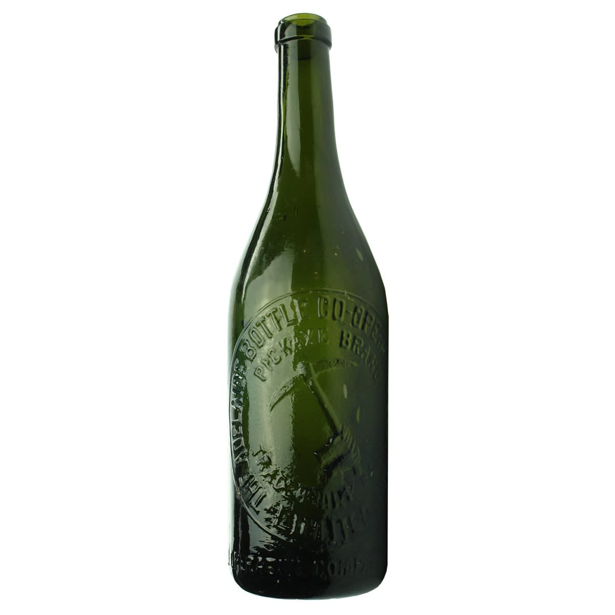 Beer. Pickaxe Ring Seal. Reverse N variety with the N backwards in "Company" at the base edge. Adelaide Bottle Co-operative Company Limited. (South Australia)