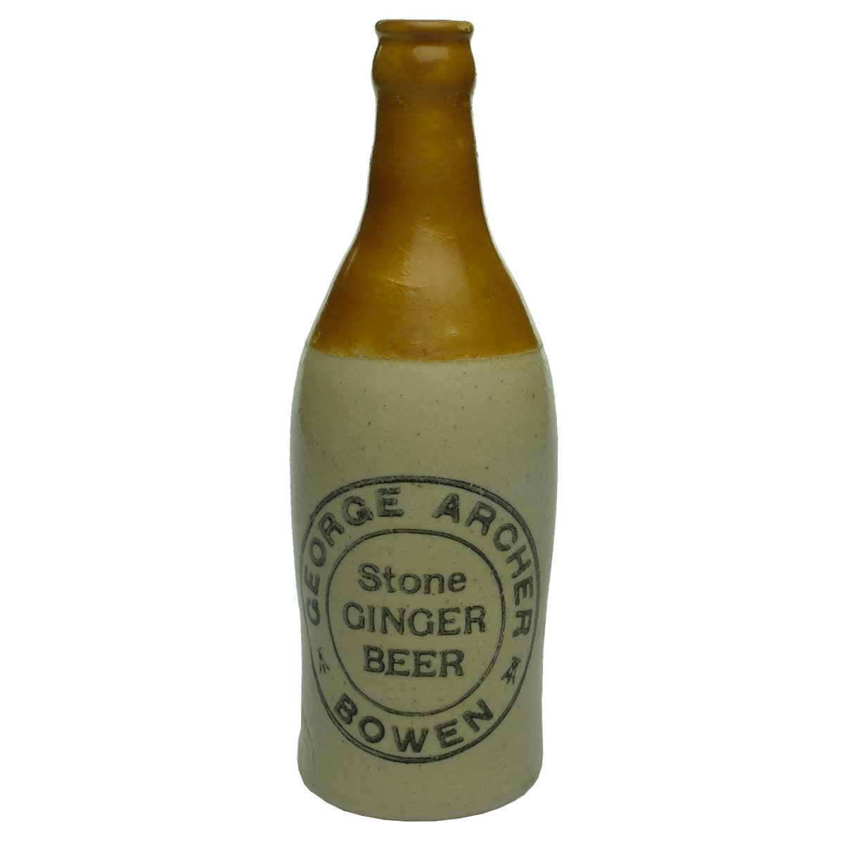 Ginger Beer. George Archer, Bowen. Crown Seal. Tan Top. (Queensland)