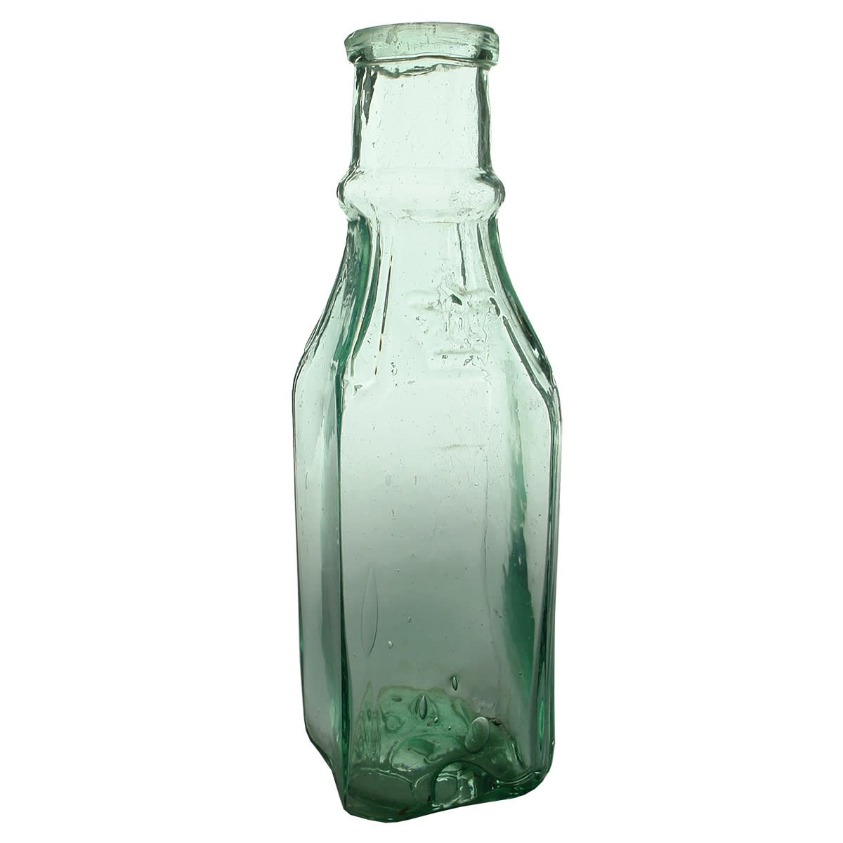 Goldfields. Batty "Crown" Pickle. Registered. LARGE size! Aqua. (United Kingdom)