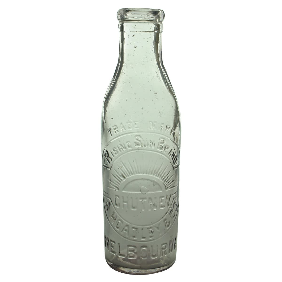 Chutney. A. Hoadley & Co., Melbourne. Rising Sun Brand. Sun Coloured Amethyst. (Victoria)