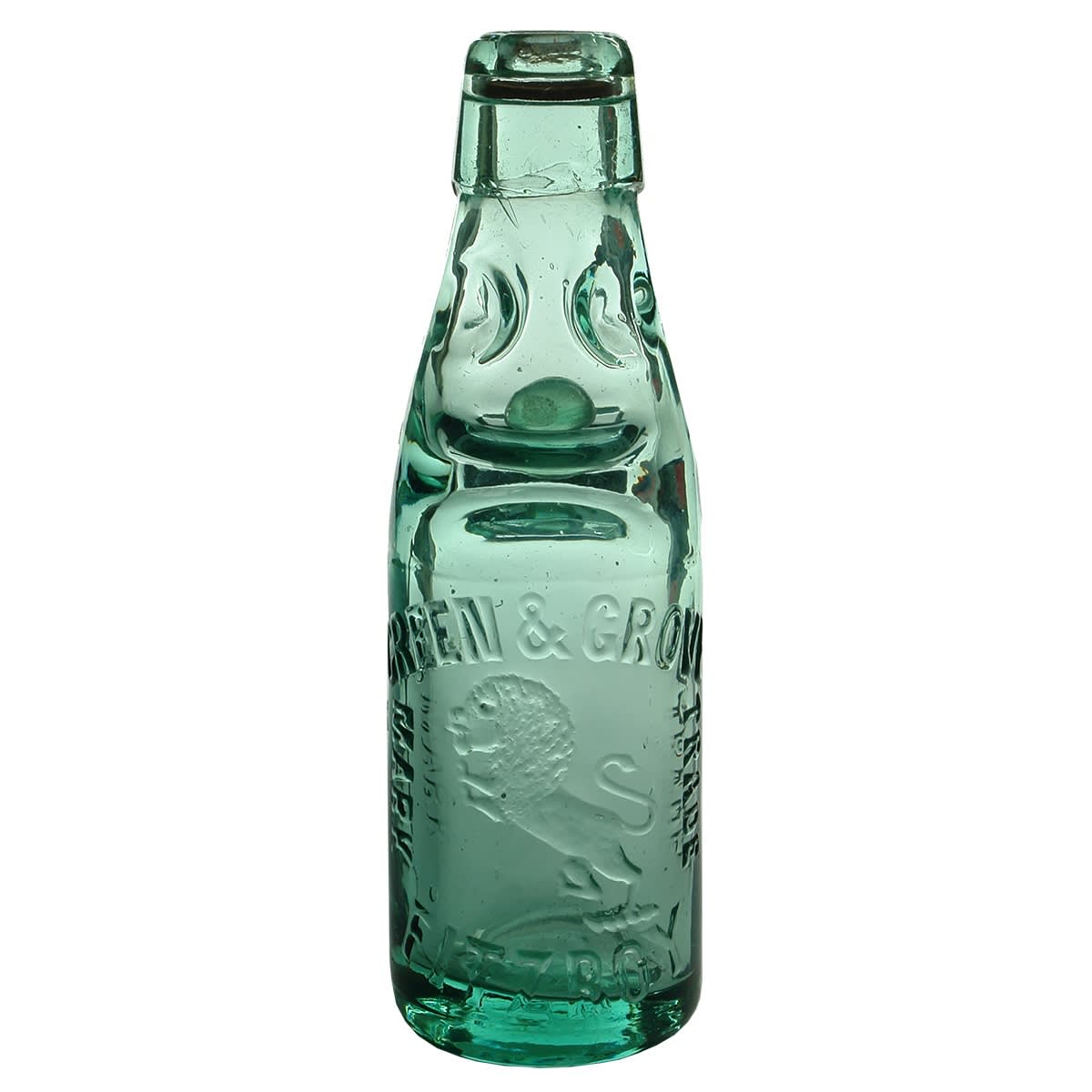 Codd. Green & Grove, Fitzroy. Dobson. Aqua. 6 oz. (Victoria)
