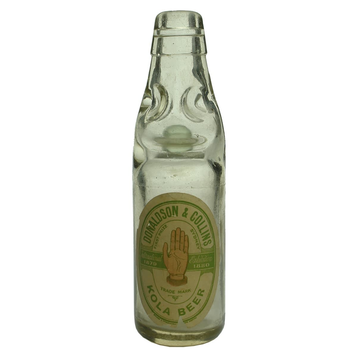 Codd. Label: Donaldson & Collins, Kola Beer. (Perth, Western Australia).