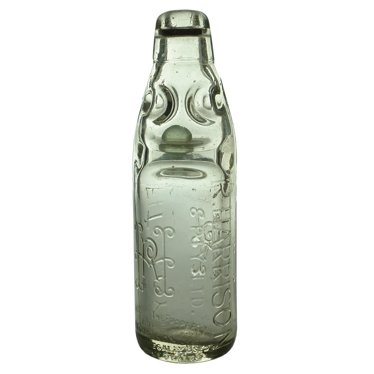 Codd. R. Harrison Pty. Ltd., Fitzroy. Clear. Dobson. 6 oz. (Victoria)