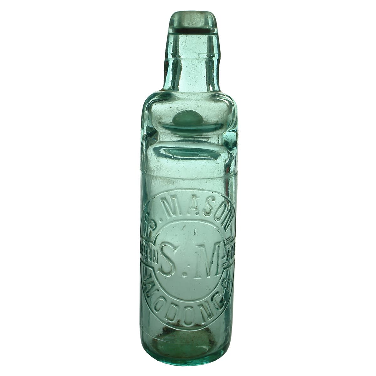 Codd. S. Mason, Wodonga. Lemonade. Aqua. All Way Pour. 10 oz. (Victoria)