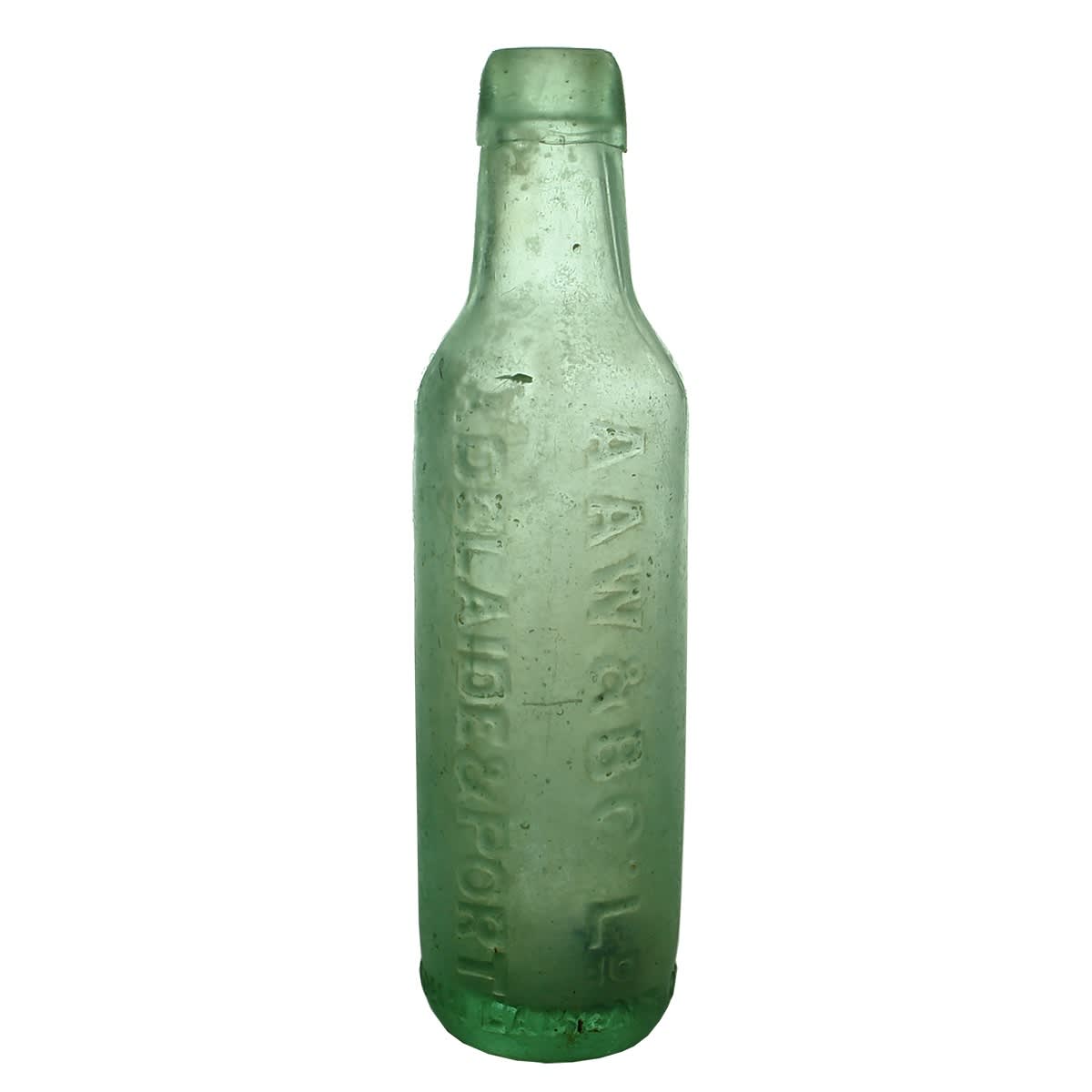 Lamont. A A W & B Co Ld Adelaide & Port. Lamonts Patent. 10 oz. (South Australia)