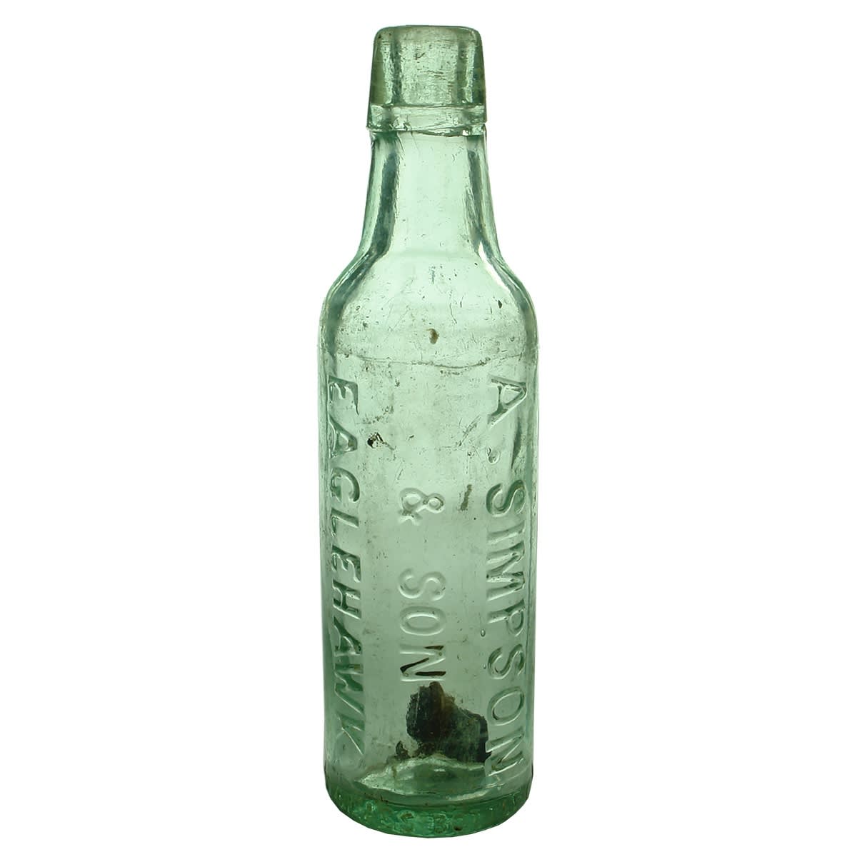 Lamont. A. Simpson & Son, Eaglehawk. Melbourne Glass Bottle Co. Non-pictorial. 10 oz. (Victoria)