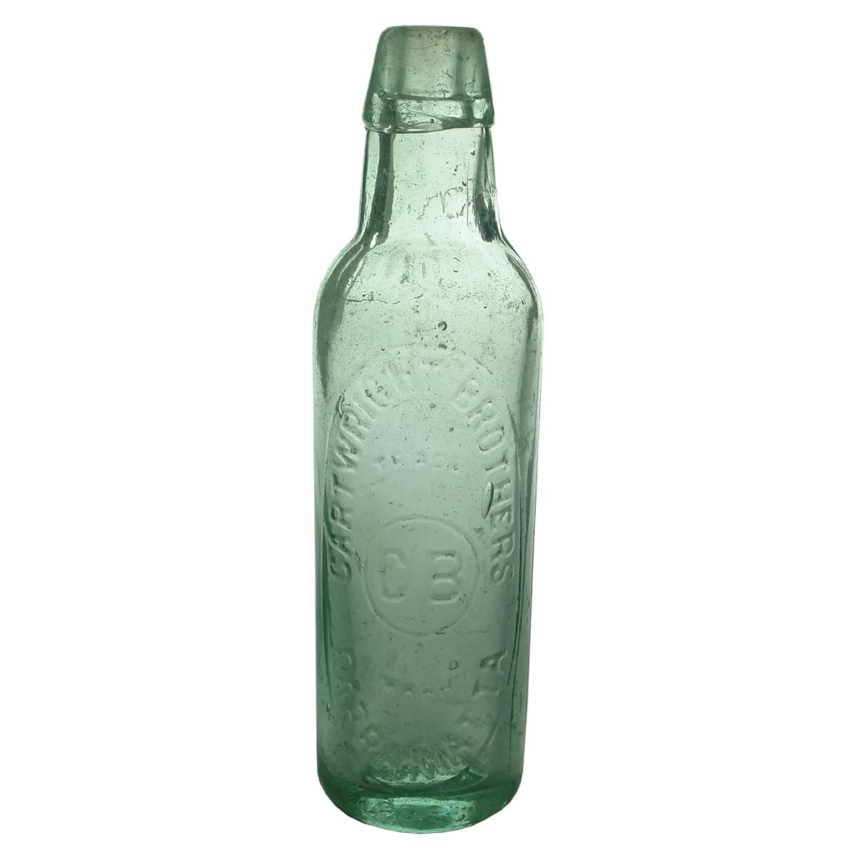 Lamont. Cartwright Brothers, Parramatta. Cannington Shaw. Aqua. 10 oz. (New South Wales)