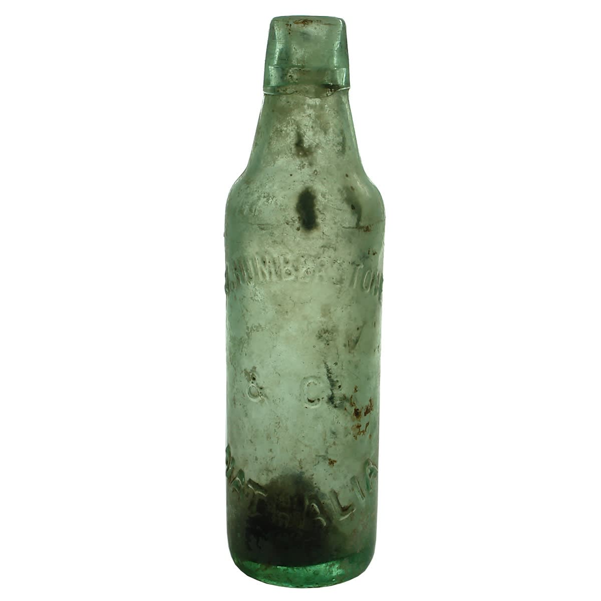 Lamont. W. Humberstone & Co, Nathalia. Aqua. 10 oz. (Victoria)