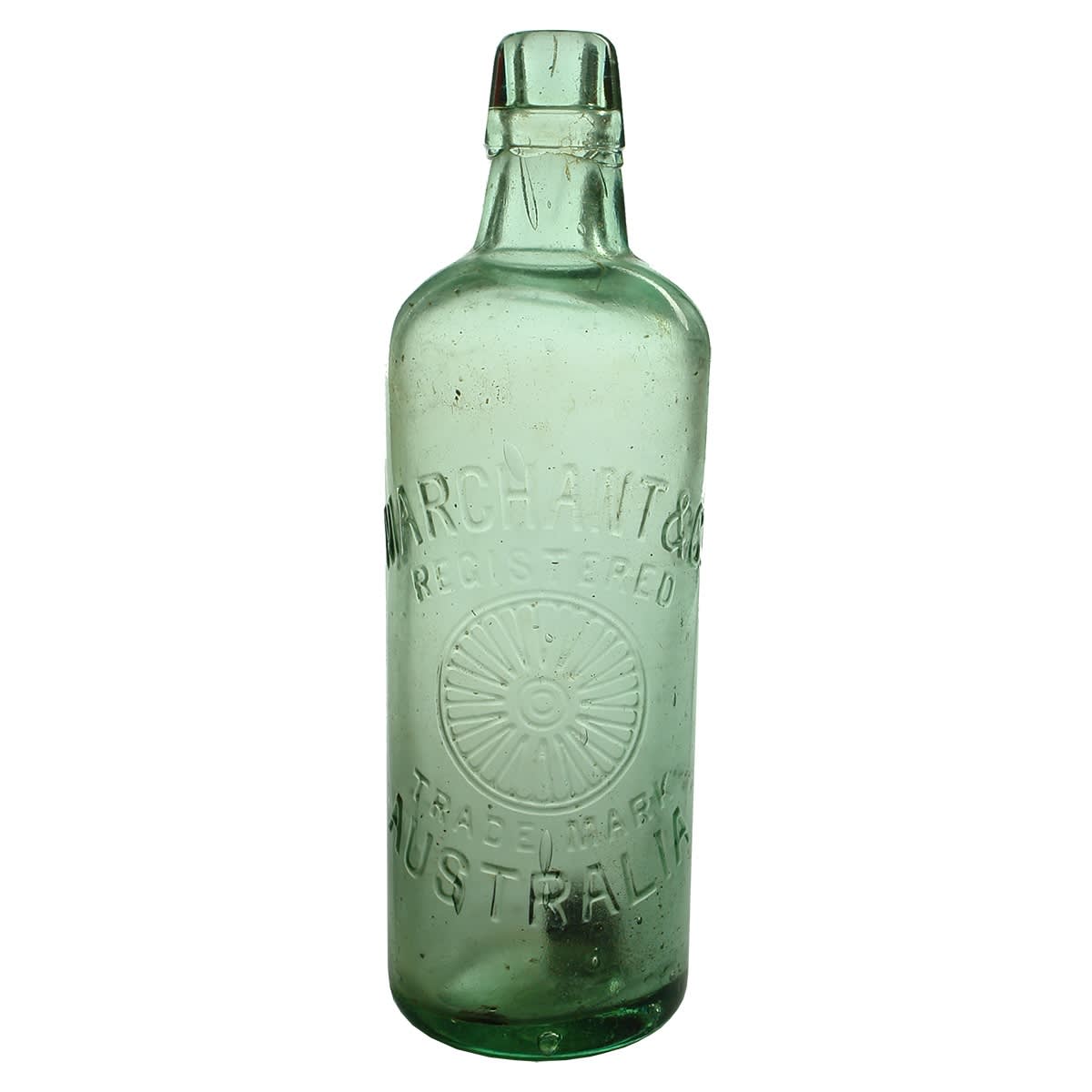 Lamont. Marchant & Co., Australia. Lemon Slice. Aqua. 26 oz.