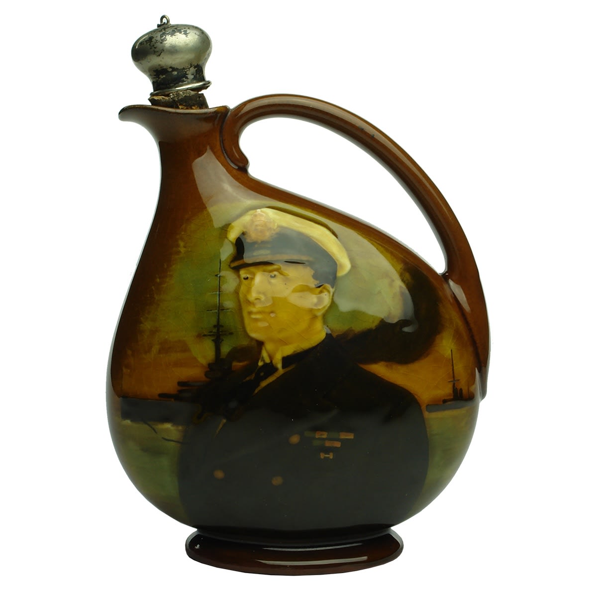 Kingsware. Admiral Beattie, Admiral of the Fleet. Dewar's. Royal Doulton.