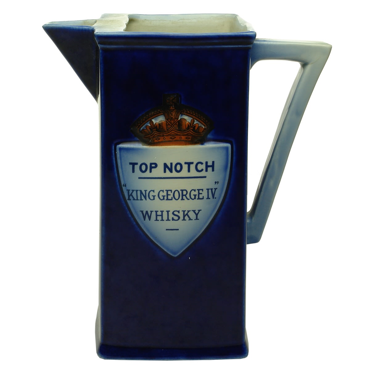 Spirits. Top Notch "King George IV" Whisky. Water Jug.