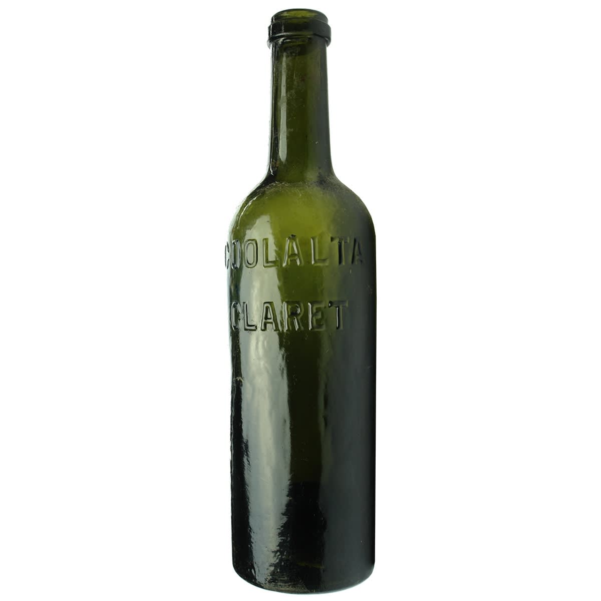 Wine. Coolalta Claret. Green. 13 oz. (New South Wales)