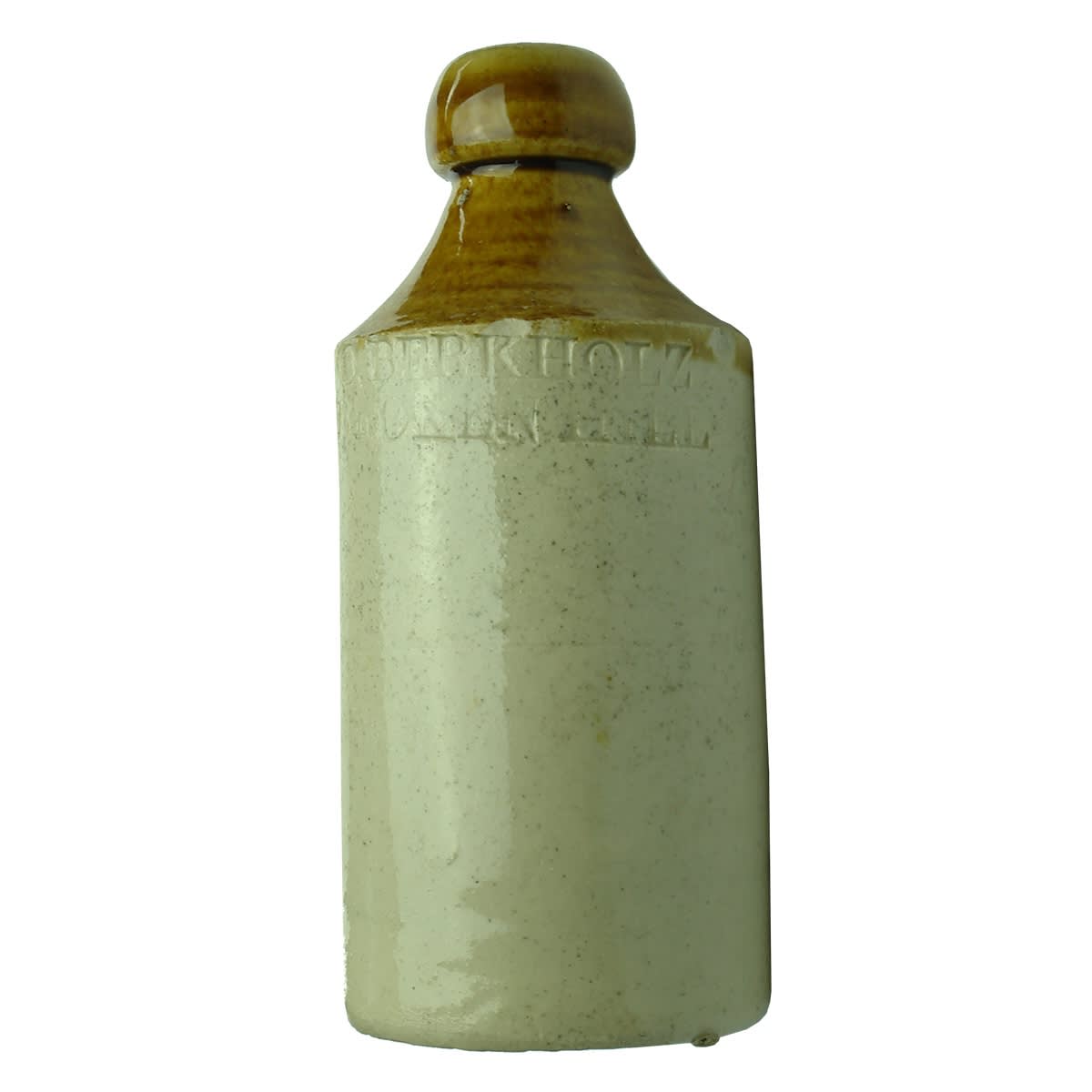 Ginger Beer. C. Berkholz, Broken Hill. Impressed. Tan Top. (New South Wales)