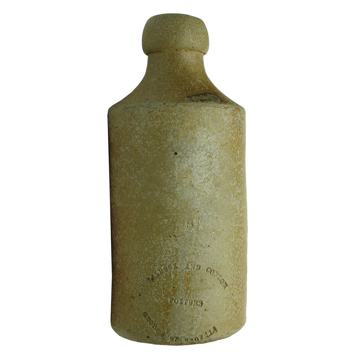 Impressed Ginger Beer. Baldock and Conlon, Potters, George St., Redfern. (New South Wales)