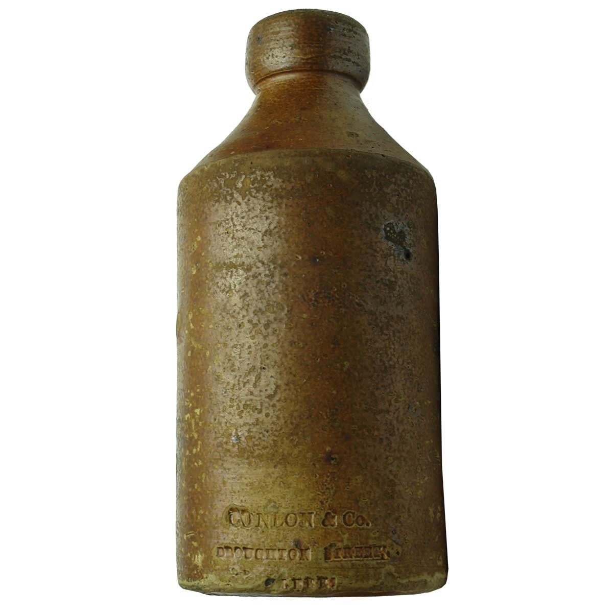Ginger Beer. Conlon & Co, Broughton Street, Glebe. Impressed. Dump. (New South Wales)
