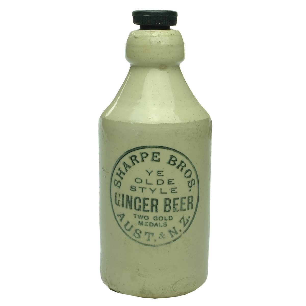Ginger Beer. Sharpe Bros. All White. Internal Thread. Dump.
