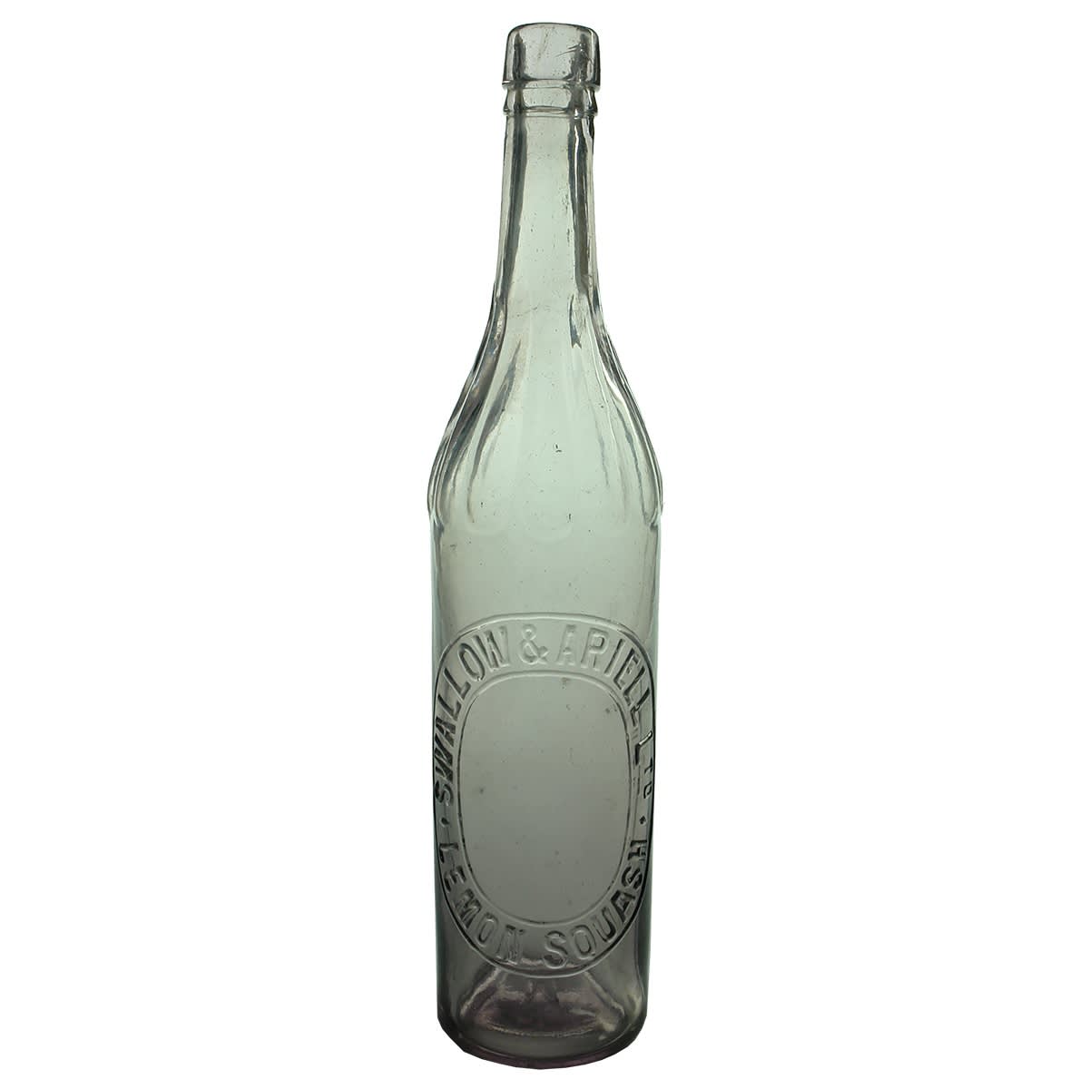Cordial. Swallow & Ariell Ltd, Lemon Squash. Sun Coloured Amethyst. 26 oz. (Victoria)
