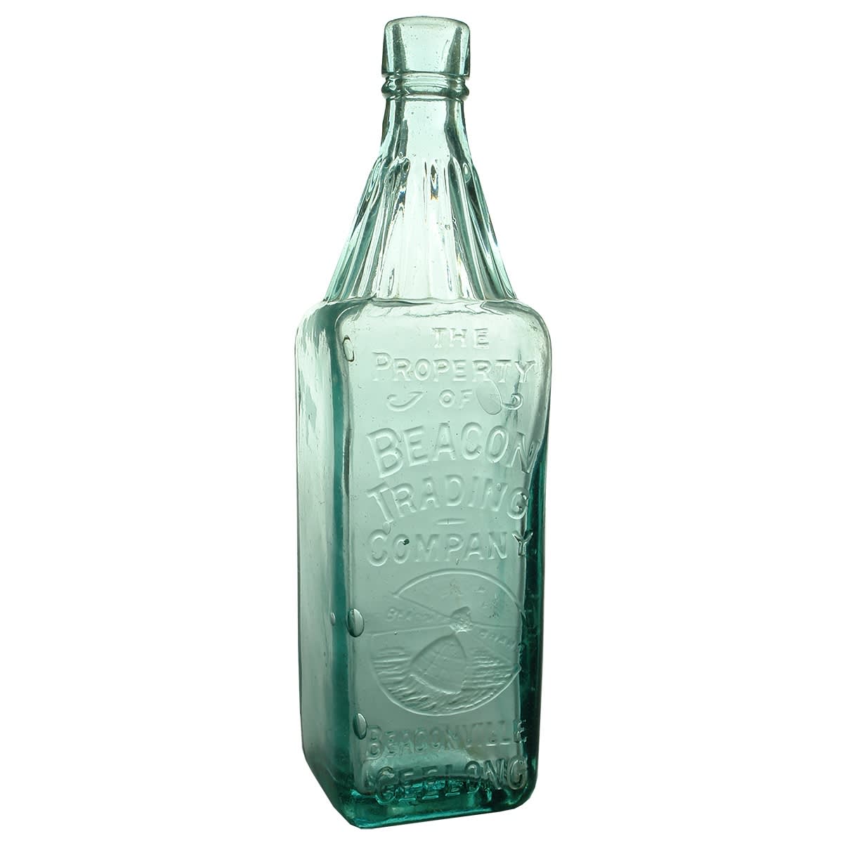 Cordial. Beacon Trading Company, Beaconville, Geelong. Buoy. Aqua. 24 oz.  (Victoria)