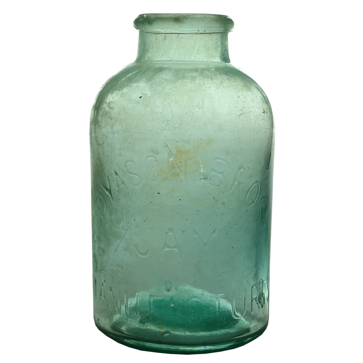 Jam Jar. Dyason Bros Jam Manufactures. Large size. Applied top. (Victoria)