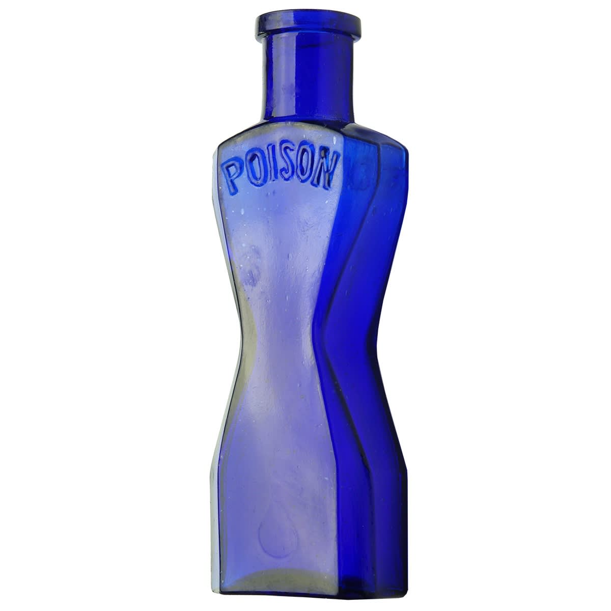 Poison. Stephenson's Wasp Waist Poison. Cobalt. 1 oz. (United Kingdom)  (This is from the late Kingsley Durdin collection)