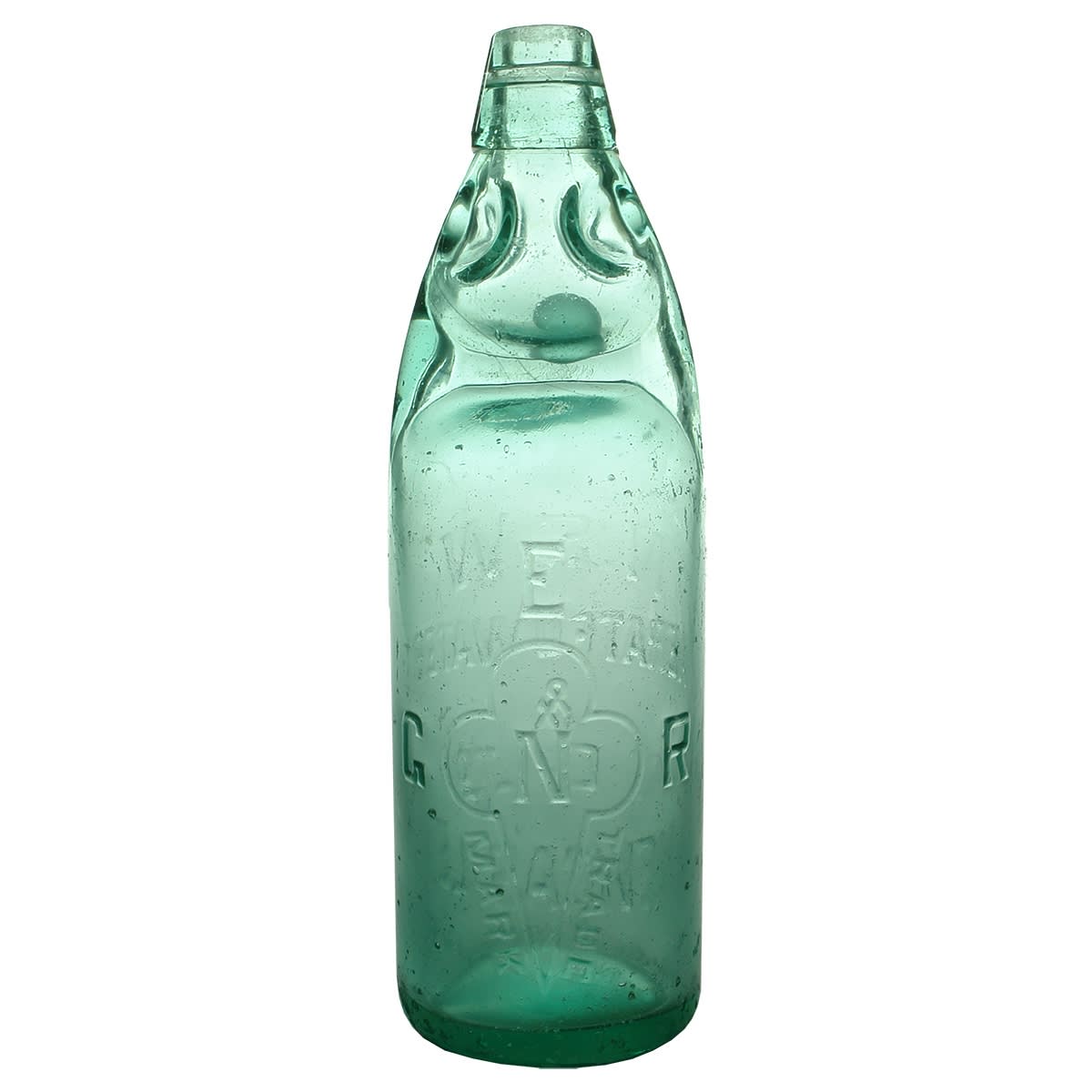 Codd. NSW Aerated Water & C. Co Ltd Newcastle. "Ice Cream Cone" trade mark. Dobson. 26 oz. (New South Wales)