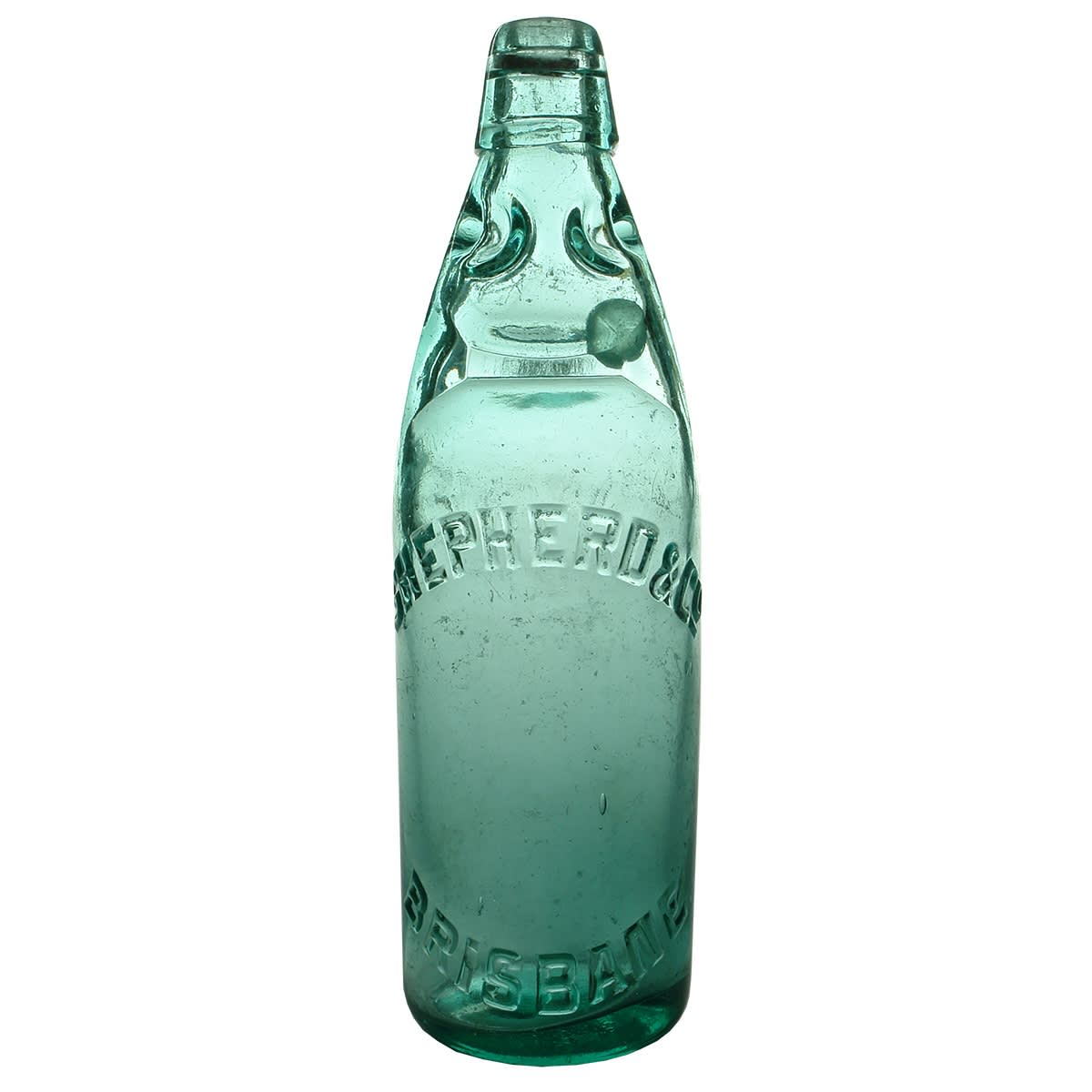 Codd. Shepherd & Co., Brisbane. Dobson. Aqua. 26 oz. (Queensland)