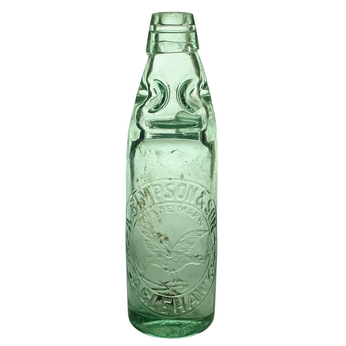 Codd. A. Simpson & Son, Eaglehawk. Kilner Bros. Dobson. Aqua. 10 oz. (Victoria)