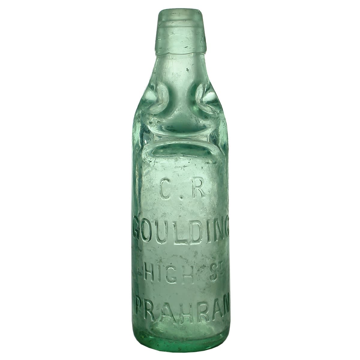 Codd. C. R. Goulding, High St., Prahran. M base mark. Dobson. 10 oz. (Victoria)