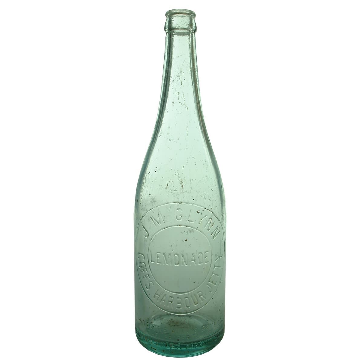 Crown Seal. J. M. Glynn, Coffs Harbour Jetty. Lemonade. 26 oz. (New South Wales)