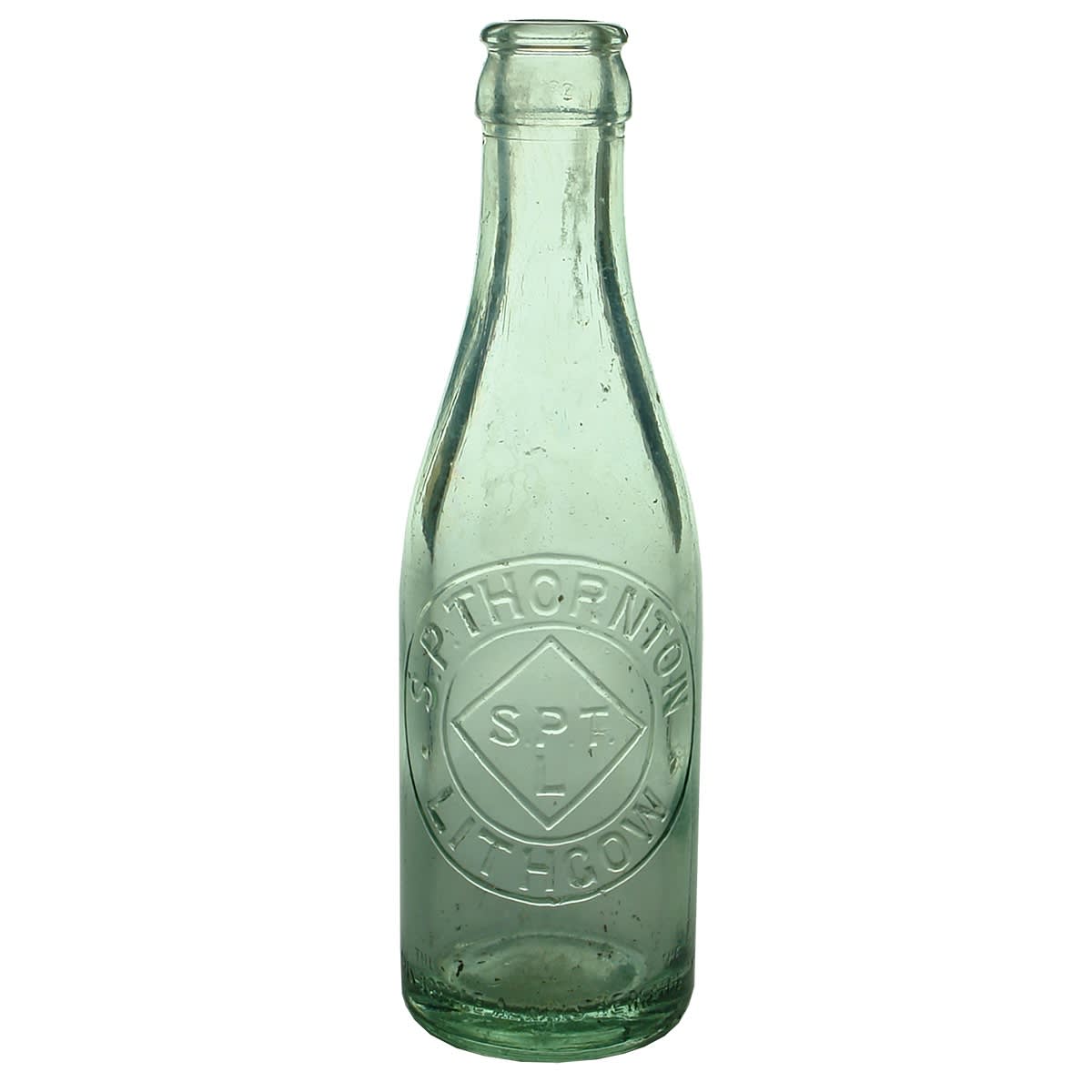 Crown Seal. S. P. Thornton, Lithgow. Aqua. 5 oz. (New South Wales)