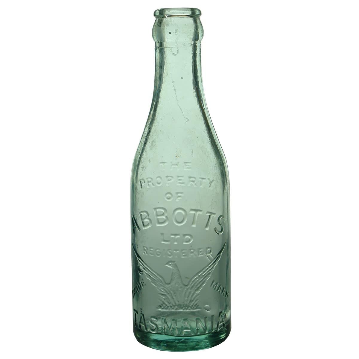 Crown Seal. Abbotts, Tasmania. Phoenix. Aqua. 6 oz. (Tasmania)