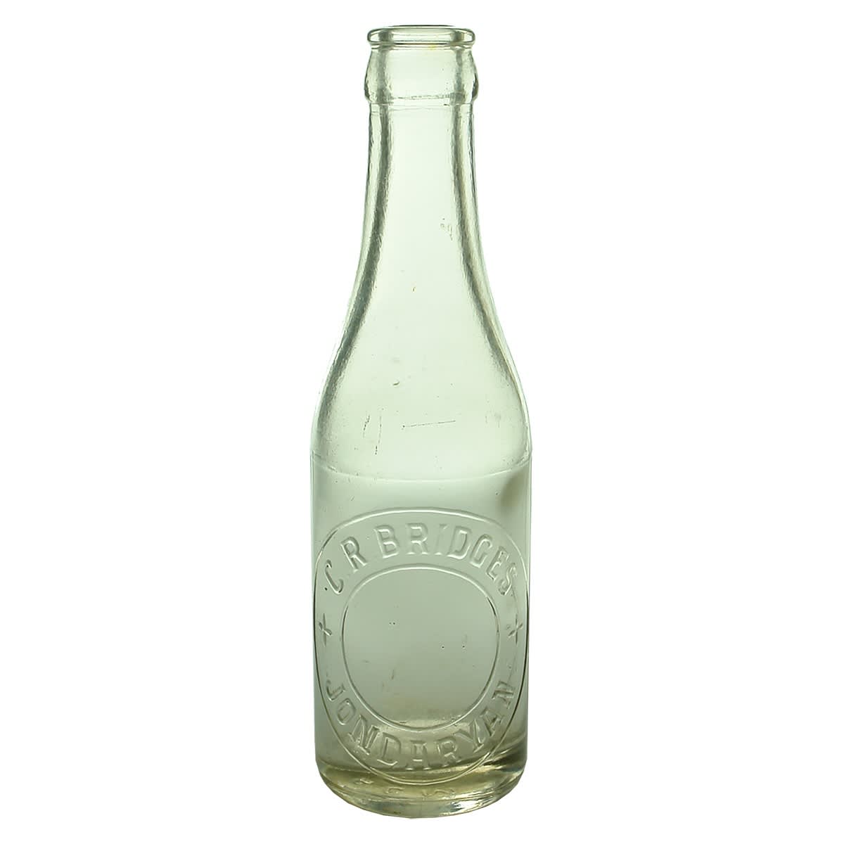 Crown Seal. C. R. Bridges, Jondaryan. Clear. 6 oz. (Queensland)