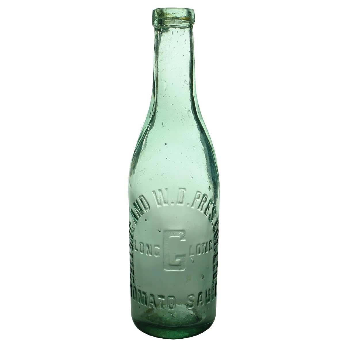 Sauce. Geelong & Western District Preserving Co. Aqua. 13 oz. (Victoria)