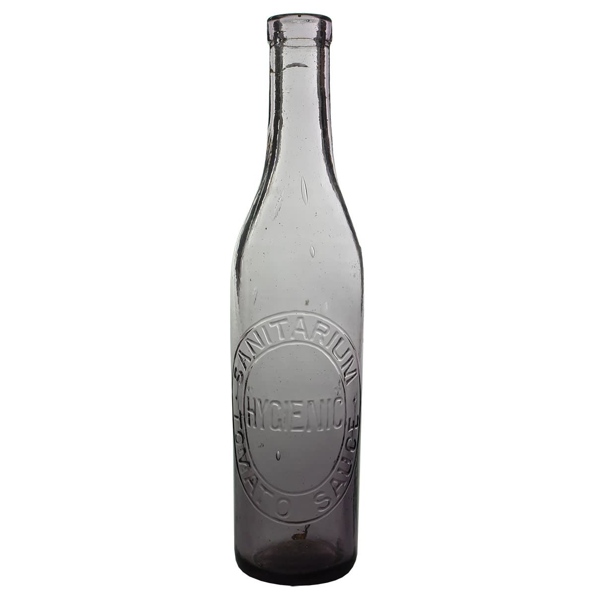 Sauce. Sanitarium Hygienic Tomato Sauce. Amethyst. 13 oz. (New South Wales)