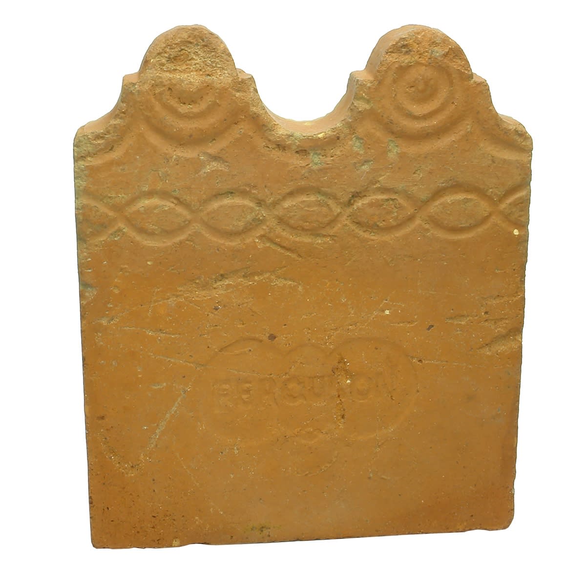Pottery. Ferguson. Garden Tile. (Ferguson Brick Works, Wangaratta, Victoria)