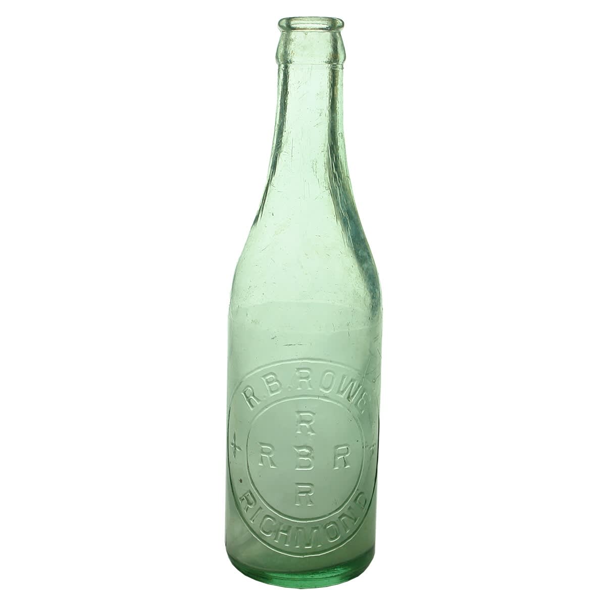 Crown Seal. R. B. Rowe, Richmond. Champagne. Aqua. 10 oz. (Queensland)