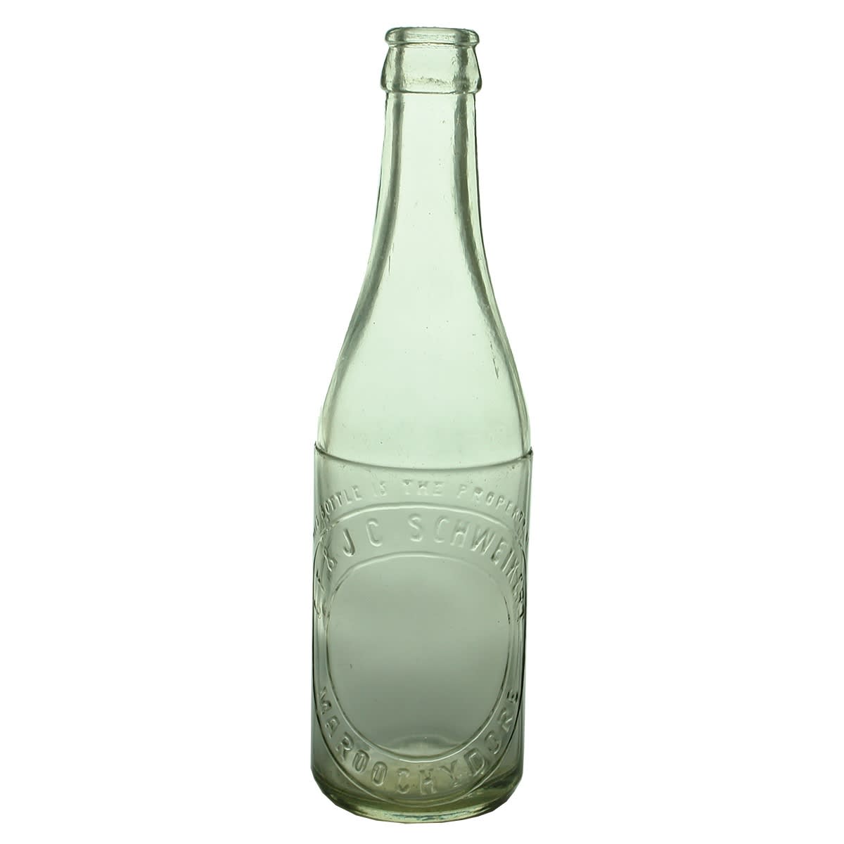 Crown Seal. C. F. & J. C. Schweikert, Maroochydore. 10 oz. Clear. (Queensland)