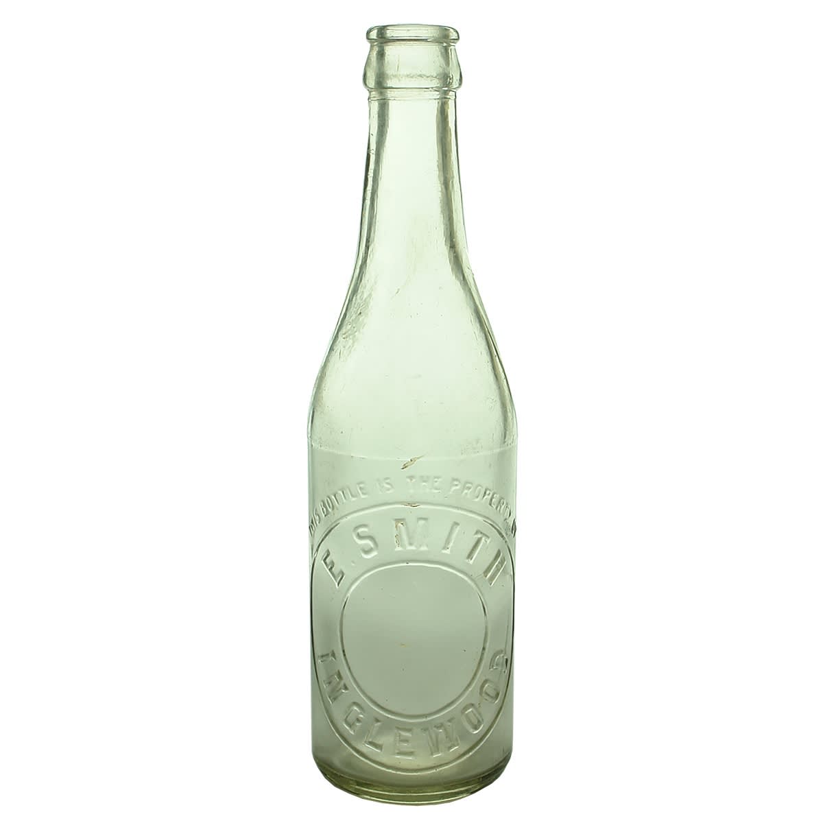 Crown Seal. E. Smith, Inglewood. Clear. 10 oz. (Queensland)