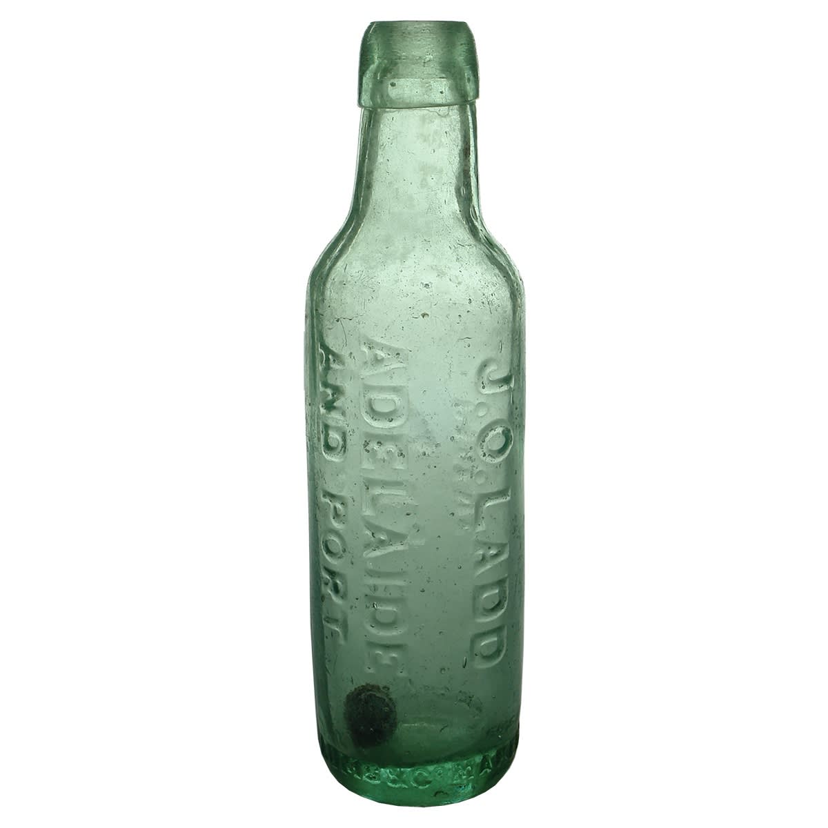 Lamont. J. O. Ladd, Adelaide and Port. Aqua. 10 oz. (South Australia)