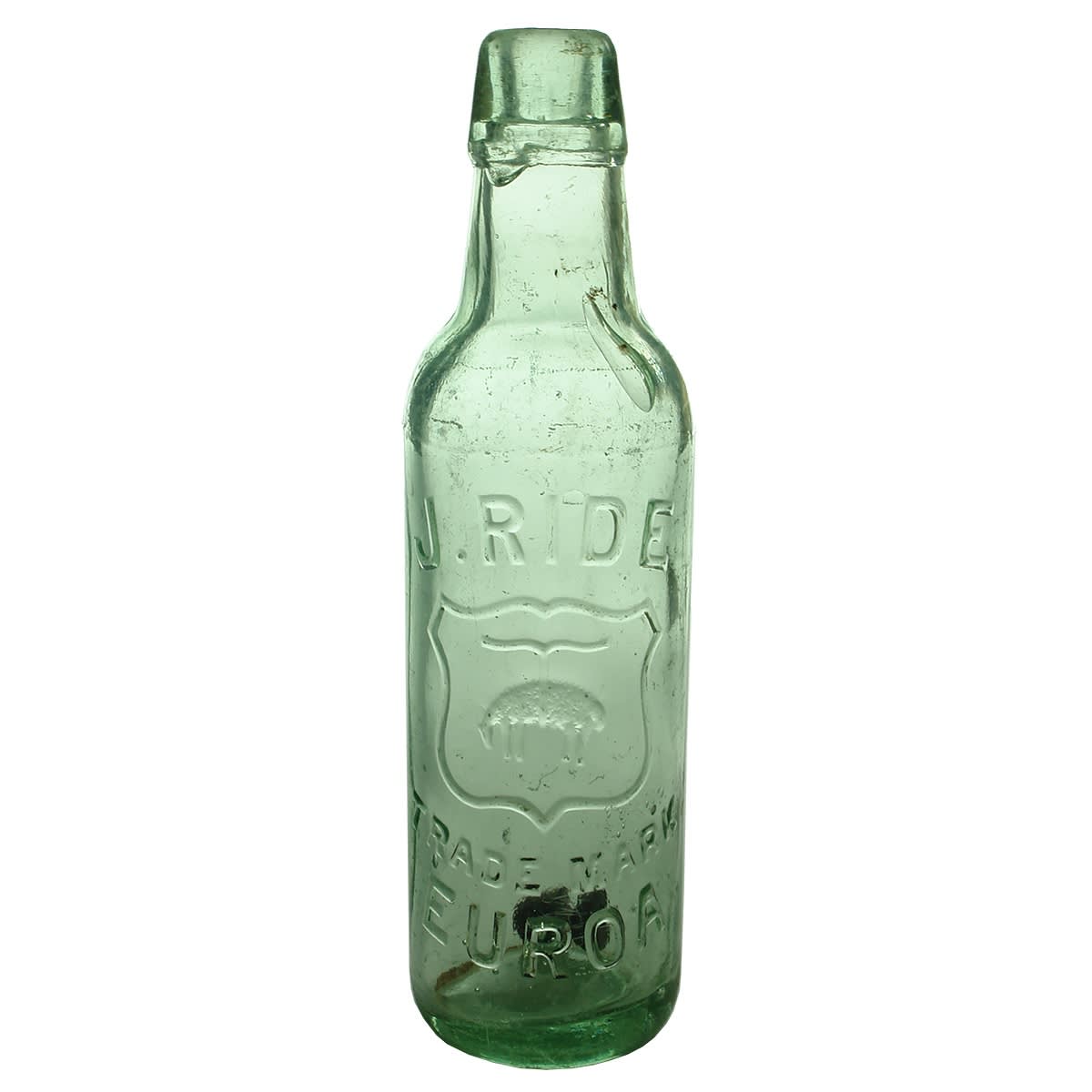 Lamont. J. Ride, Euroa. Hanging Sheep - Golden Fleece. Aqua. 10 oz. (Victoria)